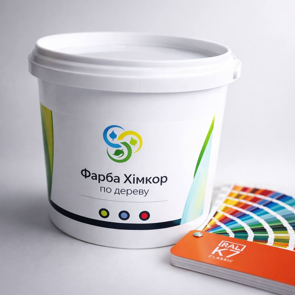 Фарба універсальна  ПСК  по дереву Хімкор дерево (1 кг)