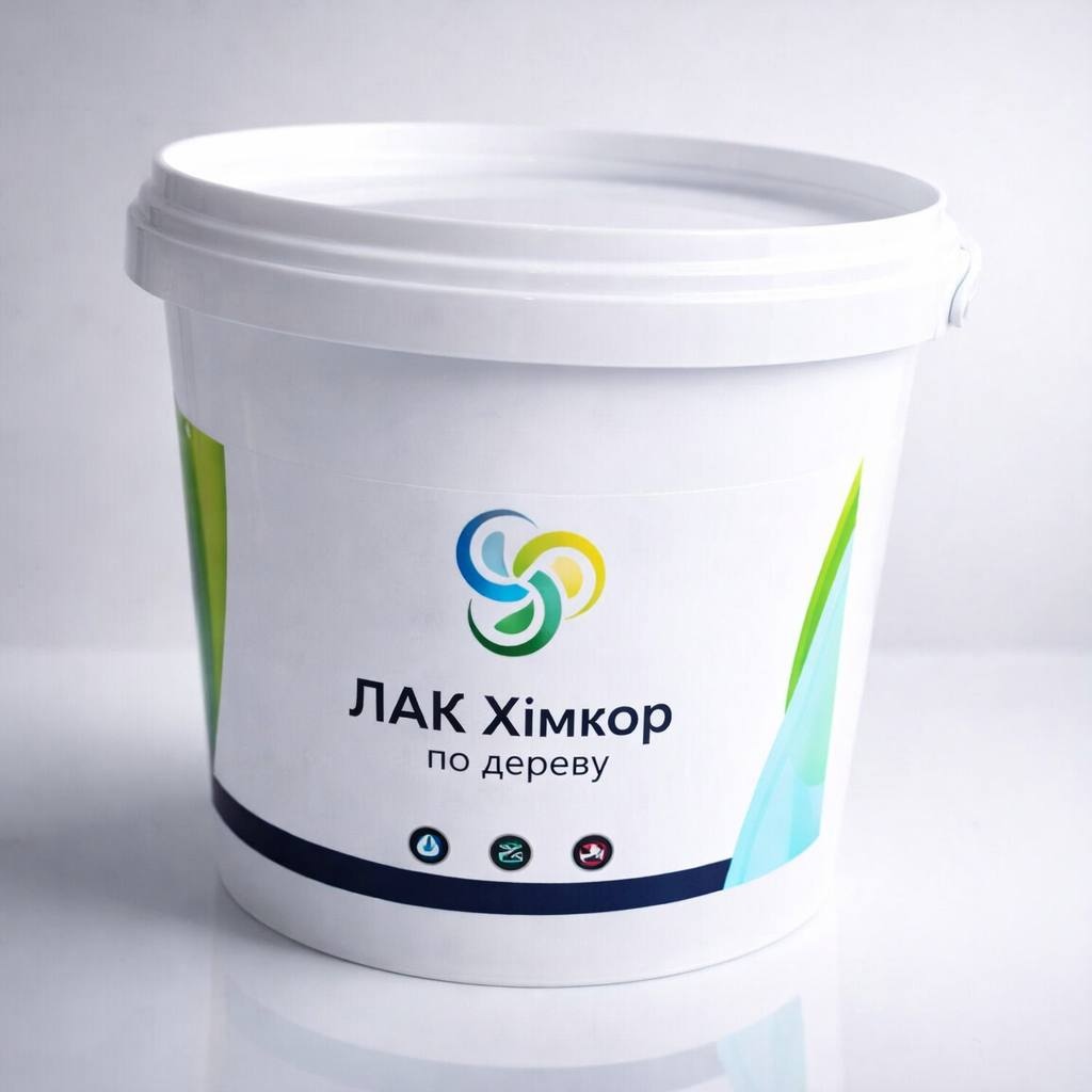 ЛАК прозорий  ПСК Хімкор ЛАК по дереву (5 кг)